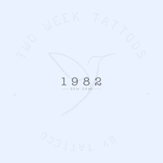 Tatuaje semipermanente de 1982 - Juego de 2