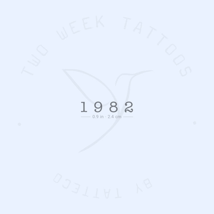 1982 Semi-Permanent Tattoo - Set of 2