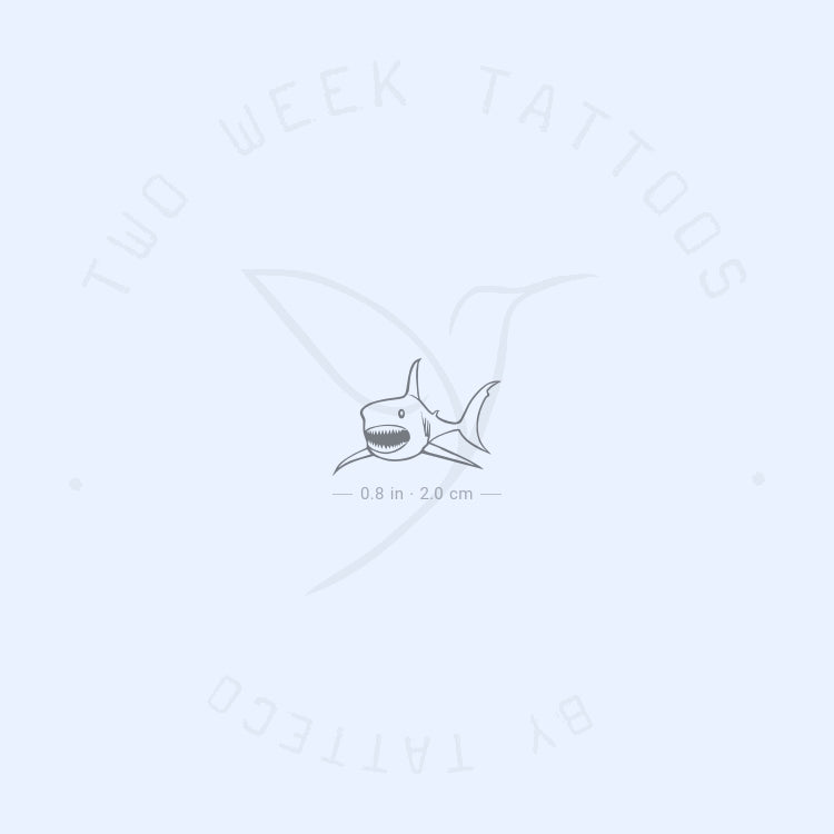 Shark Semi-Permanent Tattoo - Set of 2