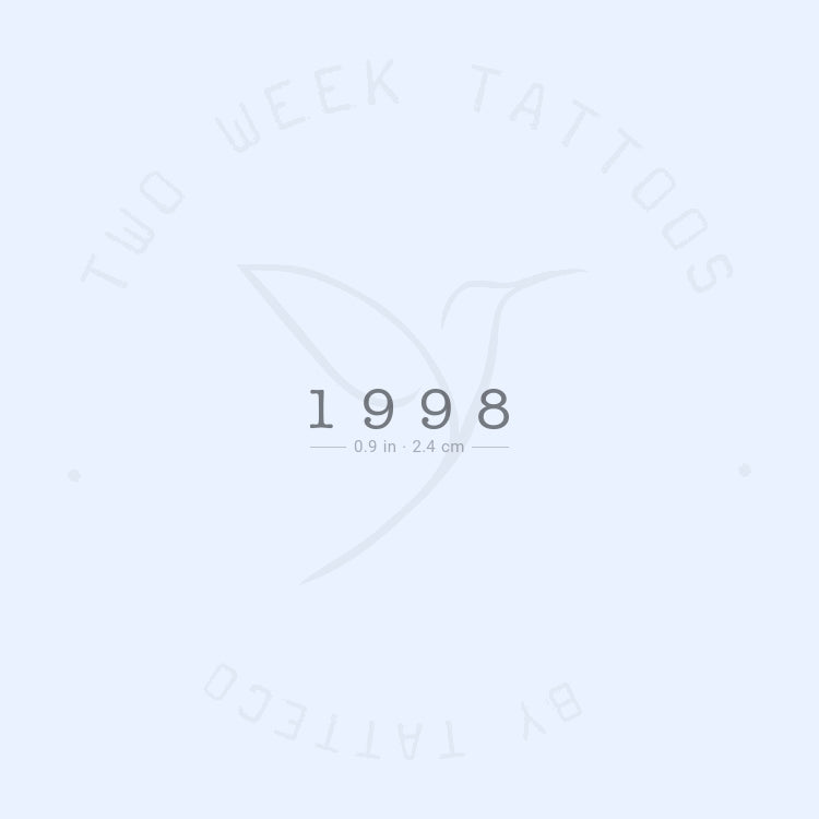 Tatuaje semipermanente de 1998 - Juego de 2