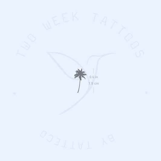Little Palm Tree Semi-Permanent Tattoo - Set of 2