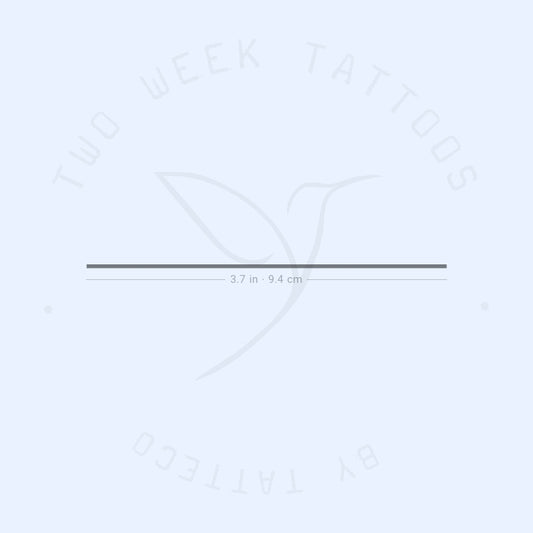 Tatuaje semipermanente de línea recta - Juego de 2