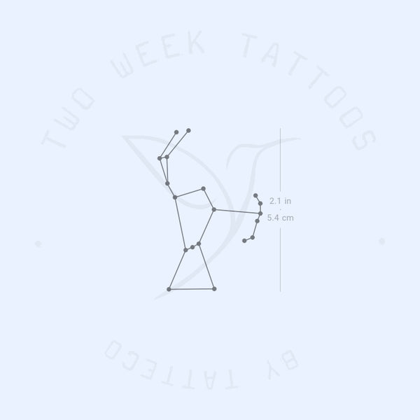 Orion Constellation Semi-Permanent Tattoo - Set of 2