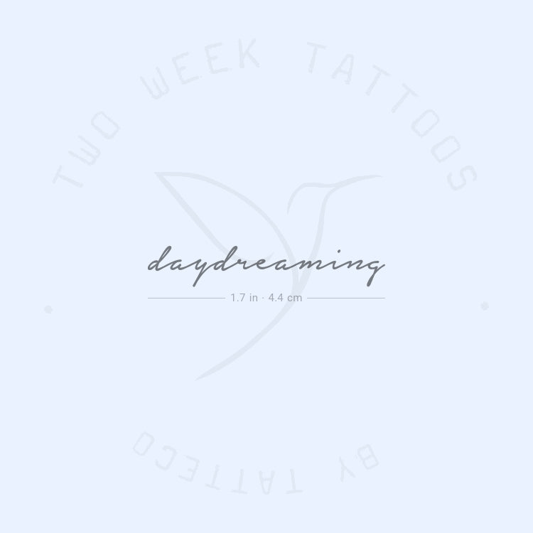 Daydreaming Semi-Permanent Tattoo - Set of 2