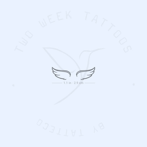Small Wing Couple Semi-Permanent Tattoo - Set of 2