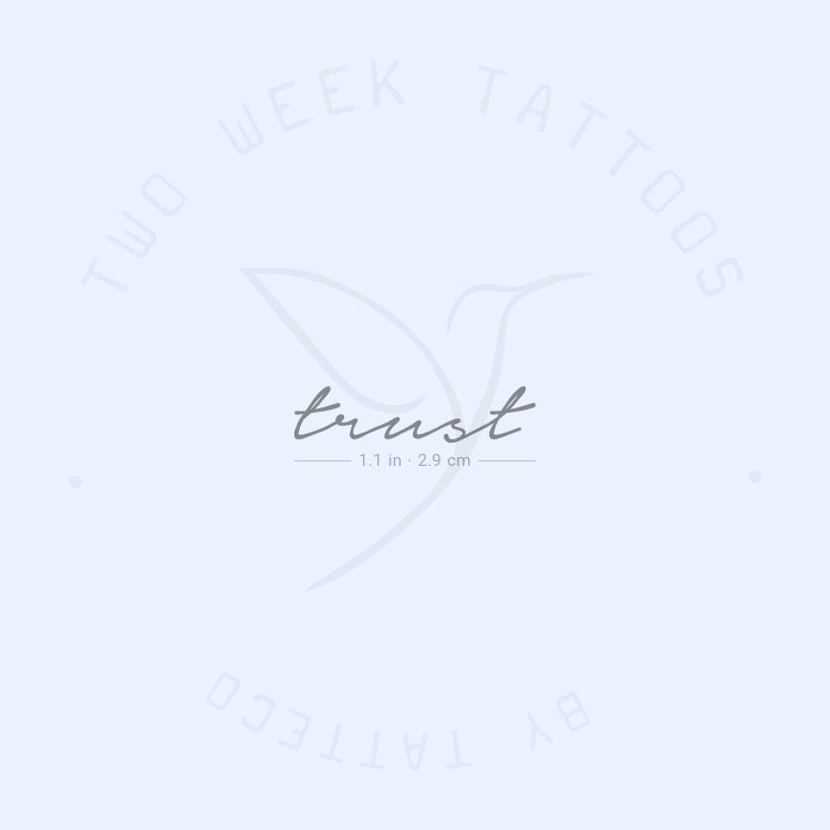 Tatuaje semipermanente Trust - Juego de 2