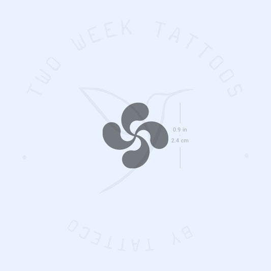 Tatuaje semipermanente Lauburu - Juego de 2