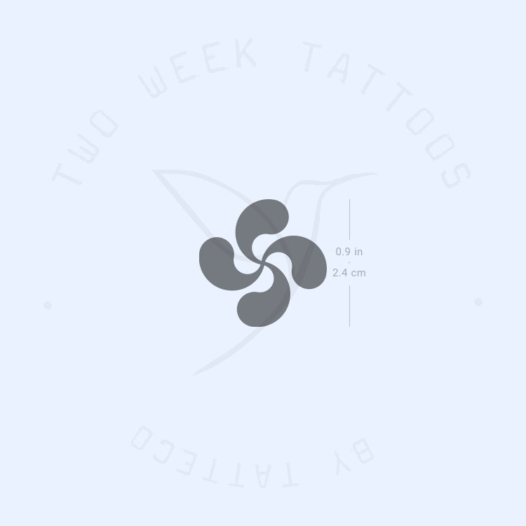 Lauburu Semi-Permanent Tattoo - Set of 2