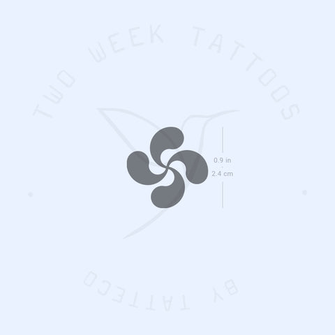 Lauburu Semi-Permanent Tattoo - Set of 2