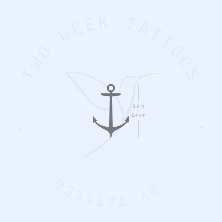 Anchor Semi-Permanent Tattoo - Set of 2