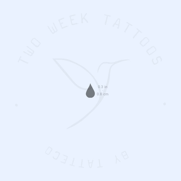 Tear Drop Semi-Permanent Tattoo - Set of 2