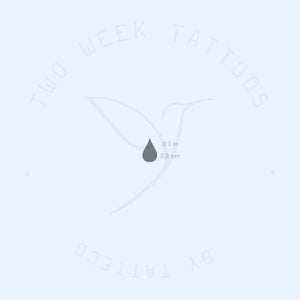 Tear Drop Semi-Permanent Tattoo - Set of 2