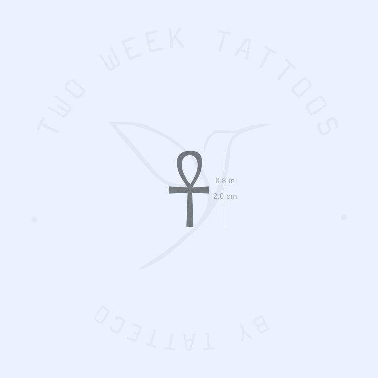 Small Ankh Semi-Permanent Tattoo - Set of 2