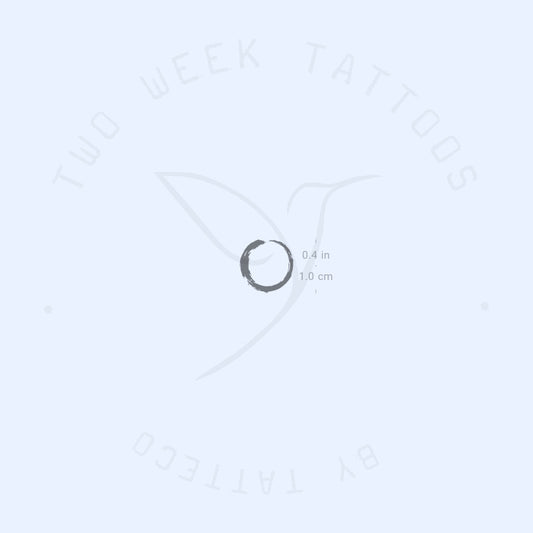 Tiny Enso Semi-Permanent Tattoo - Set of 2