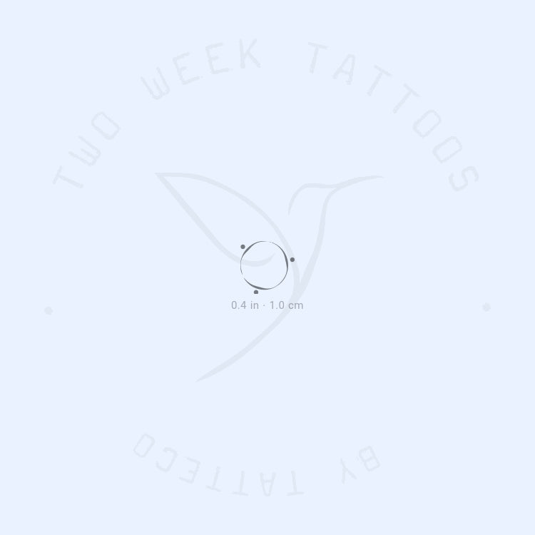 Tatuaje semipermanente del símbolo de Ubuntu (juego de 2)