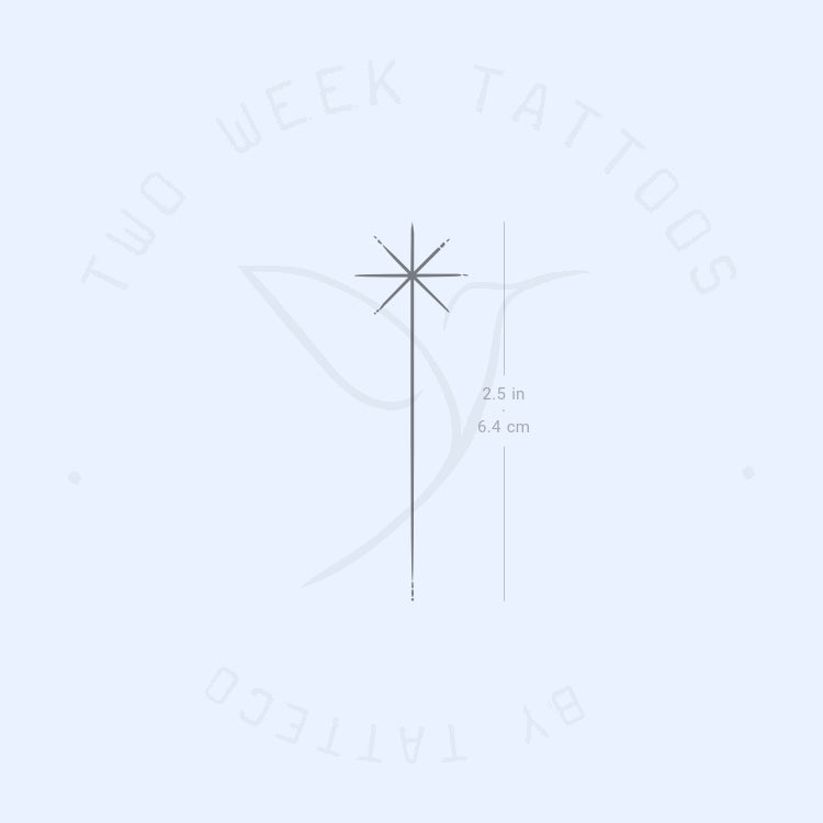 Shooting Star Semi-Permanent Tattoo - Set of 2