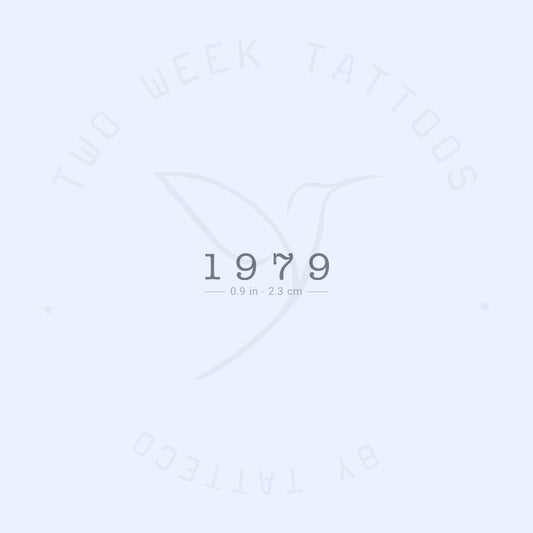 Tatuaje semipermanente de 1979 - Juego de 2
