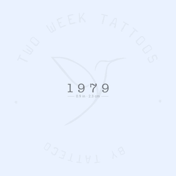 1979 Semi-Permanent Tattoo - Set of 2