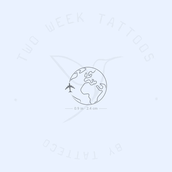 Around The World Semi-Permanent Tattoo - Set of 2