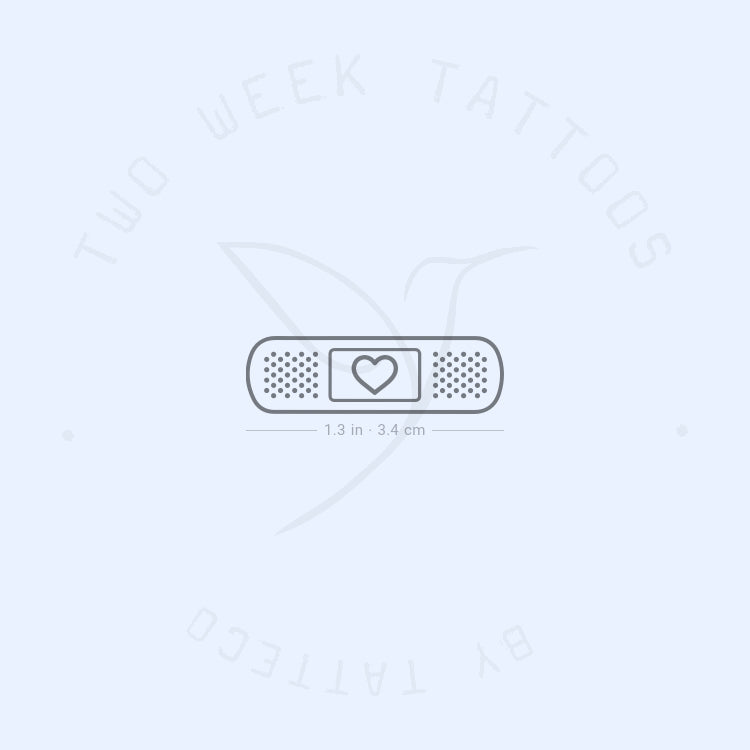 Small Bandage Semi-Permanent Tattoo - Set of 2