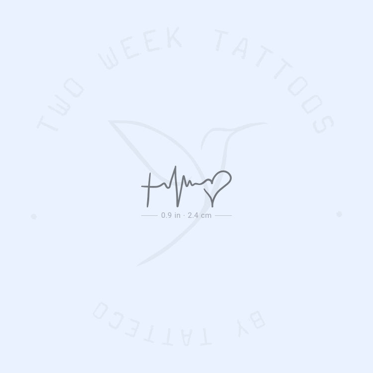 Faith Hope Love Semi-Permanent Tattoo - Set of 2