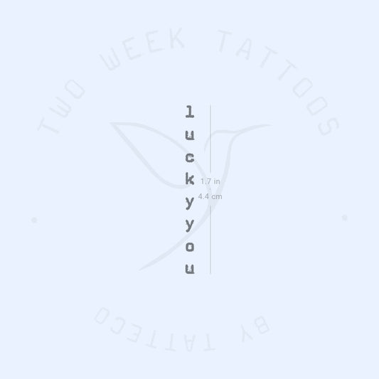 Tatuaje semipermanente Lucky You - Juego de 2