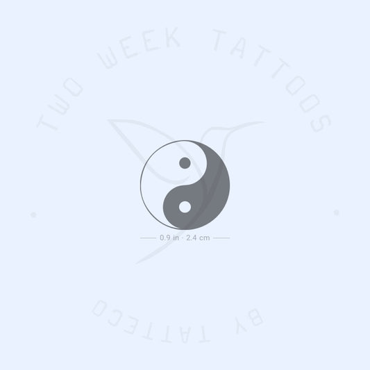 Tatuaje semipermanente Yin Yang - Juego de 2