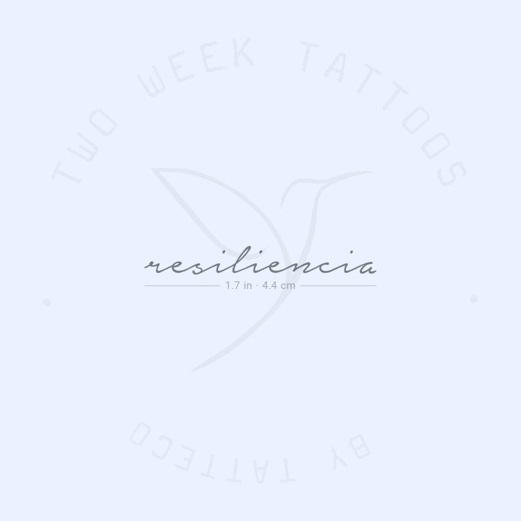 Resiliencia Semi-Permanent Tattoo - Set of 2