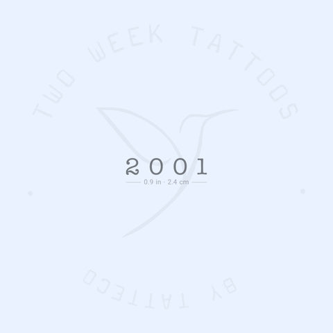 2001 Semi-Permanent Tattoo - Set of 2