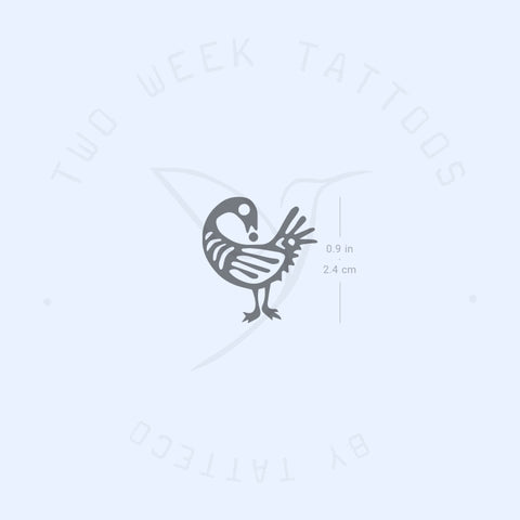 Sankofa Bird Semi-Permanent Tattoo - Set of 2