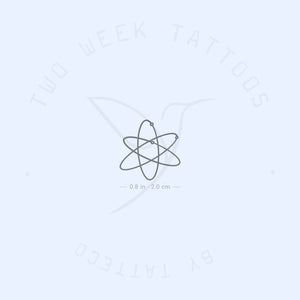 Atom Semi-Permanent Tattoo - Set of 2