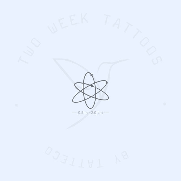 Atom Semi-Permanent Tattoo - Set of 2