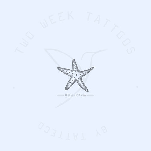 Starfish Semi-Permanent Tattoo - Set of 2