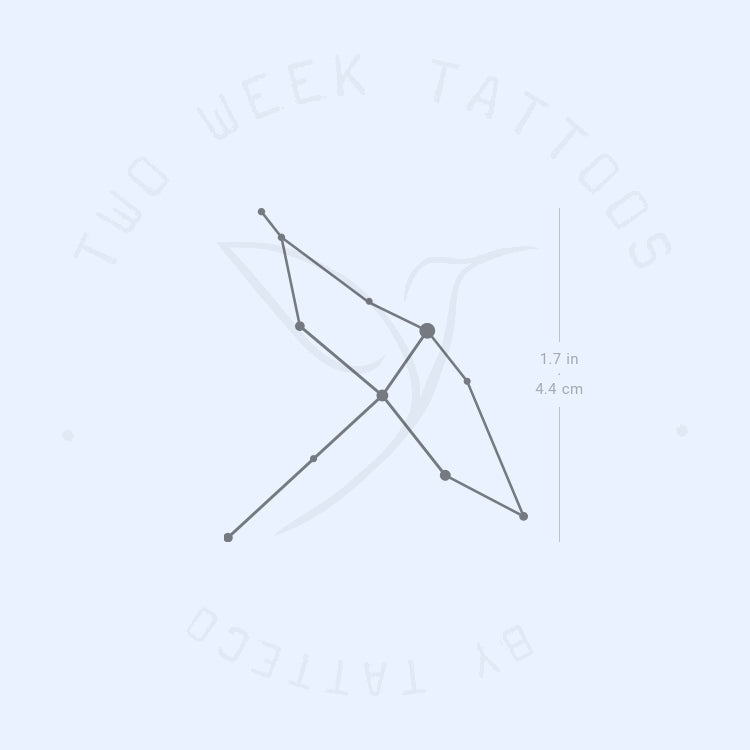 Cygnus Constellation Semi-Permanent Tattoo - Set of 2
