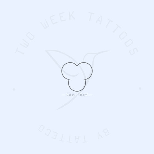 Tatuaje semipermanente de trébol - Juego de 2
