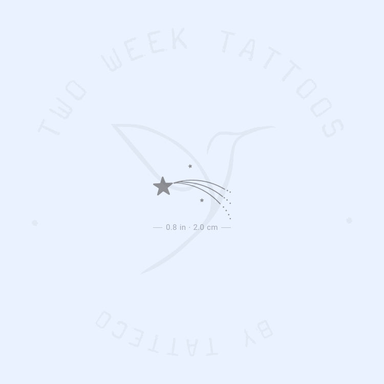 Little Shooting Star Semi-Permanent Tattoo - Set of 2