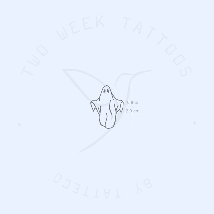 Tatuaje semipermanente de fantasma - Juego de 2