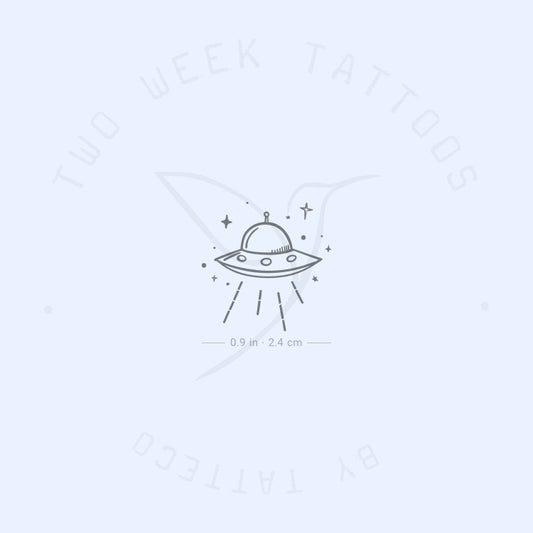 UFO Semi-Permanent Tattoo - Set of 2