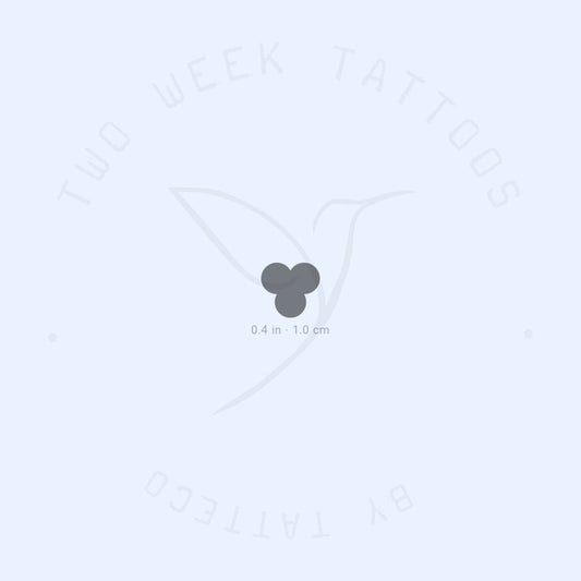 Tatuaje semipermanente de trébol pequeño (juego de 2)