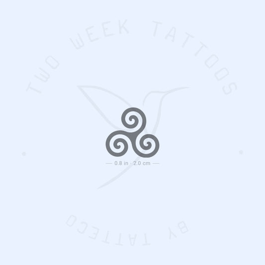 Tatuaje semipermanente de trisquel - Juego de 2