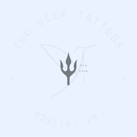 Trident Semi-Permanent Tattoo - Set of 2