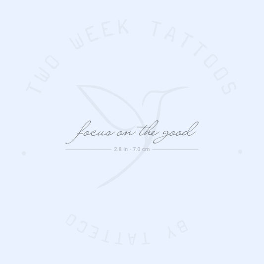 Tatuaje semipermanente Focus On The Good - Set de 2