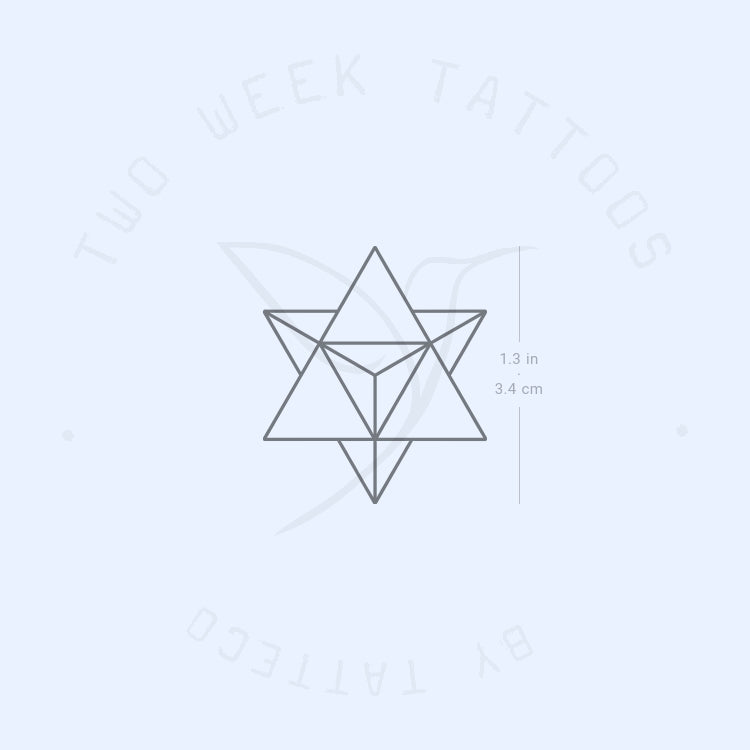 Merkaba Semi-Permanent Tattoo - Set of 2