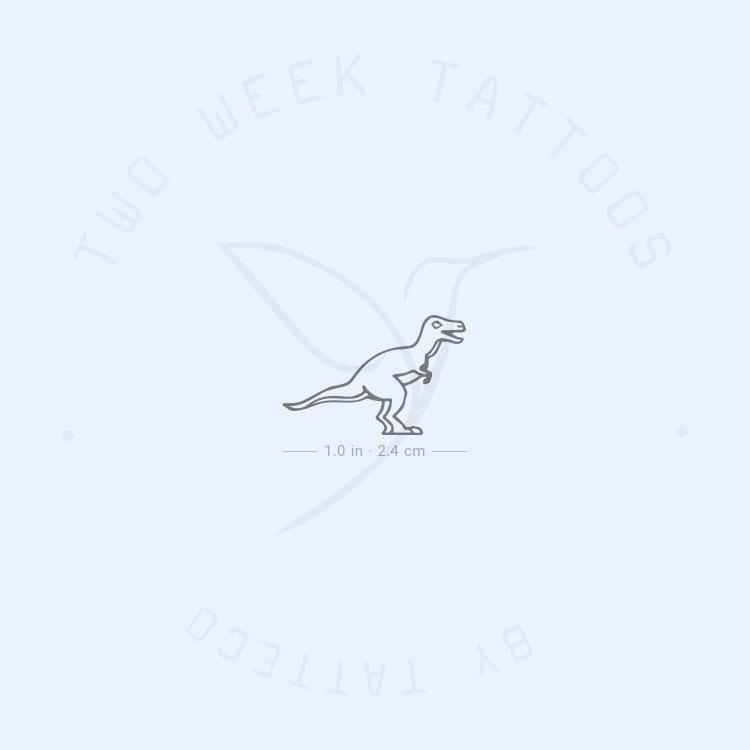 T-Rex Semi-Permanent Tattoo - Set of 2