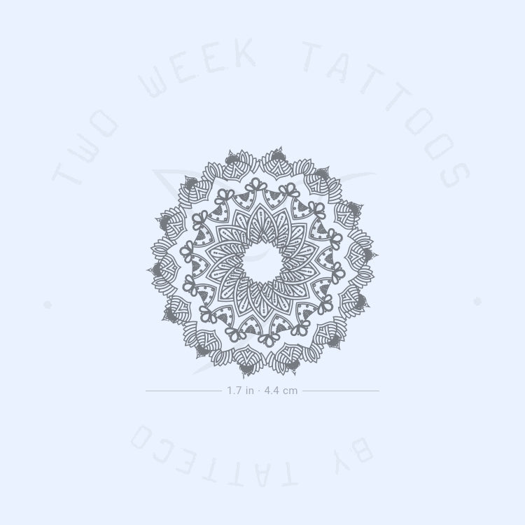 Flowerage Mandala Semi-Permanent Tattoo - Set of 2