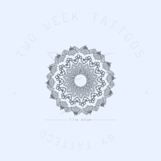 Flowerage Mandala Semi-Permanent Tattoo - Set of 2