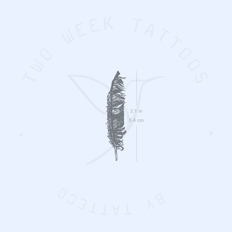 Feather Semi-Permanent Tattoo - Set of 2