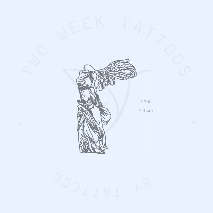Winged Victory Of Samothrace Semi-Permanent Tattoo - Set of 2