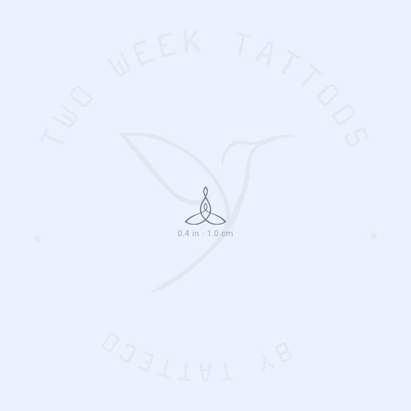 Tiny Mother Child Symbol Semi-Permanent Tattoo - Set of 2