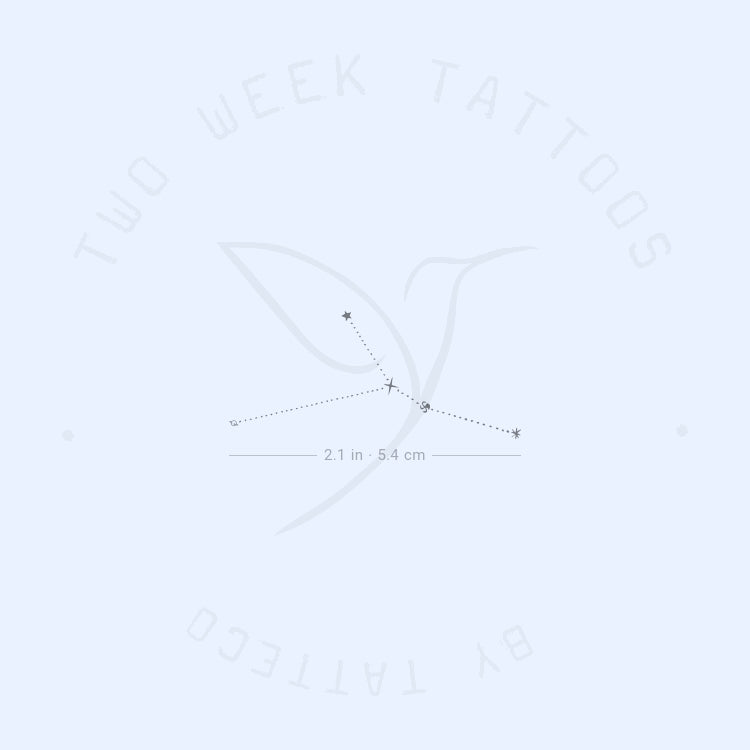 Cancer Dots Semi-Permanent Tattoo - Set of 2